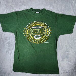 Vintage Green Bay Packers Shirt Men XL 1996 Central Division Champs NFL Tee USA